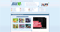 Desktop Screenshot of jeux10.fr